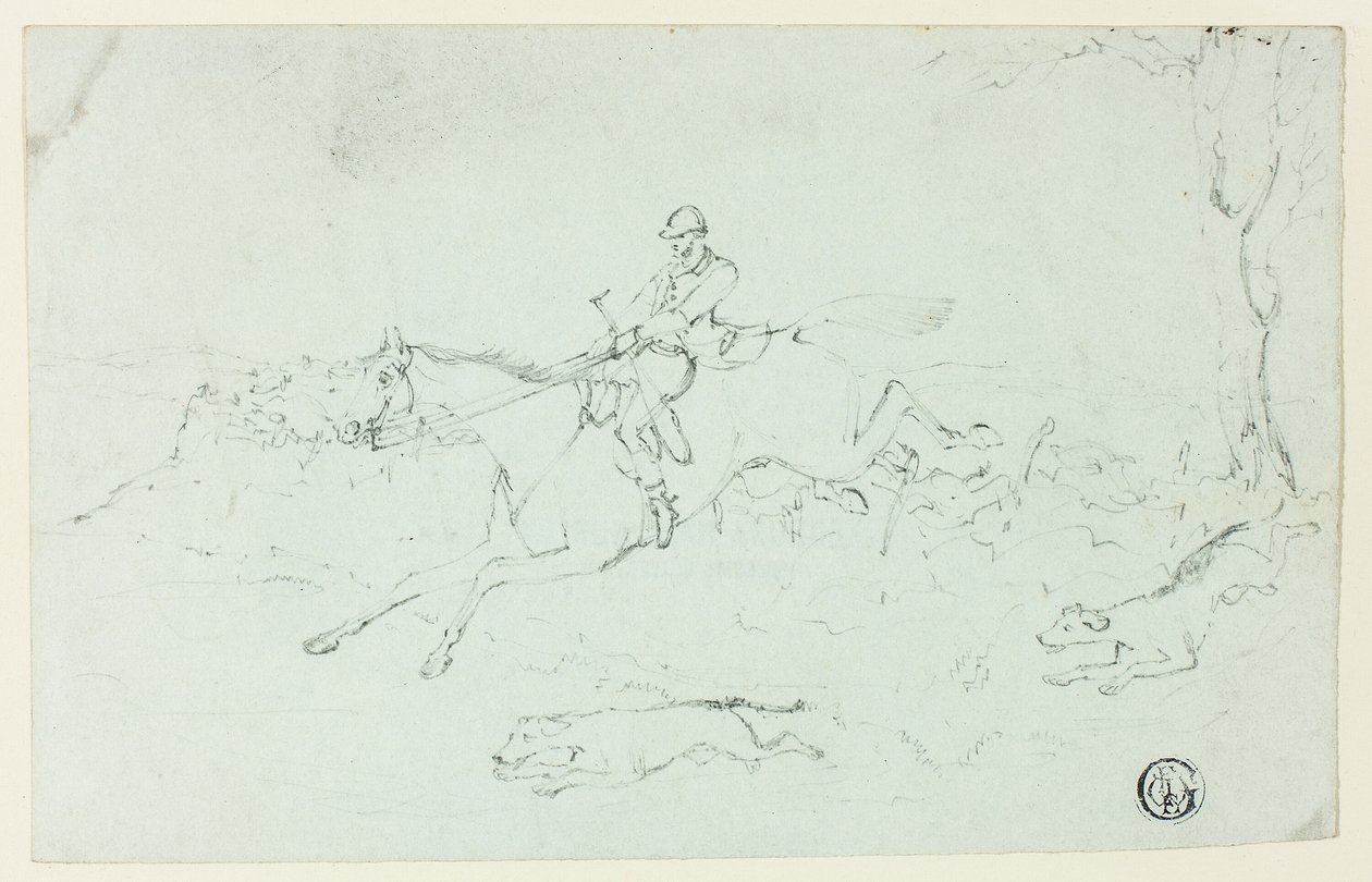 Rævejagt af Henry Alken
