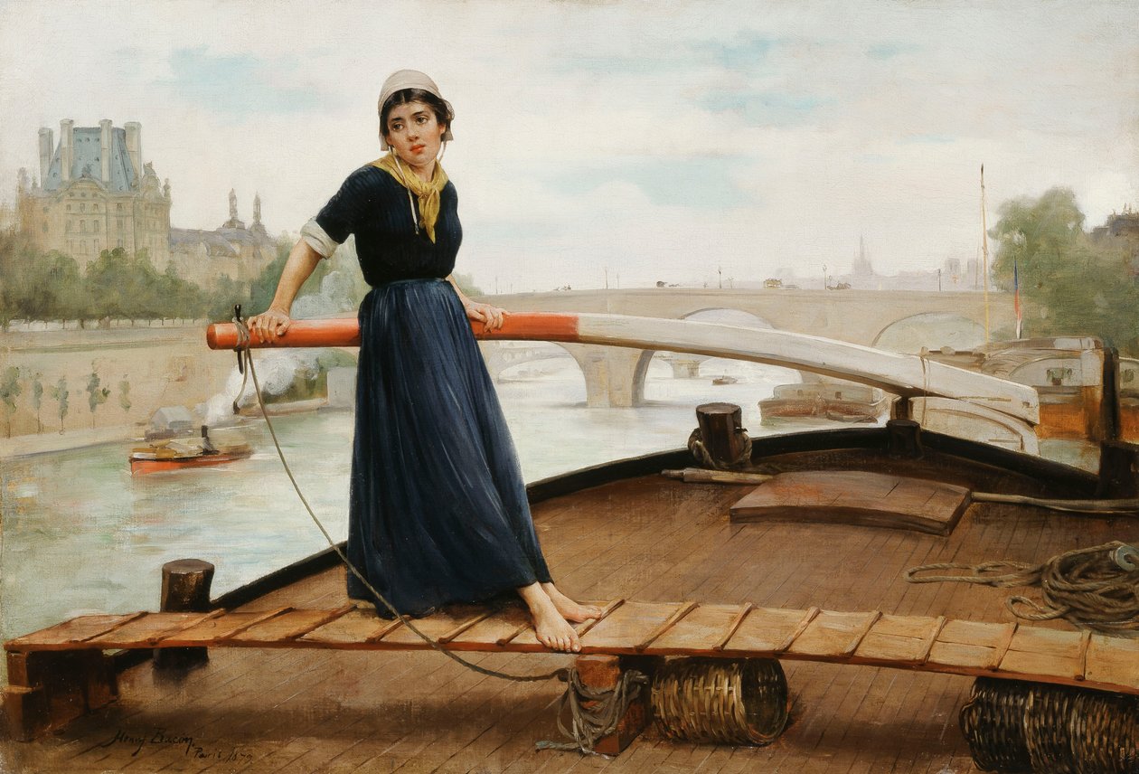 Langs Seinen, 1879 af Henry Bacon