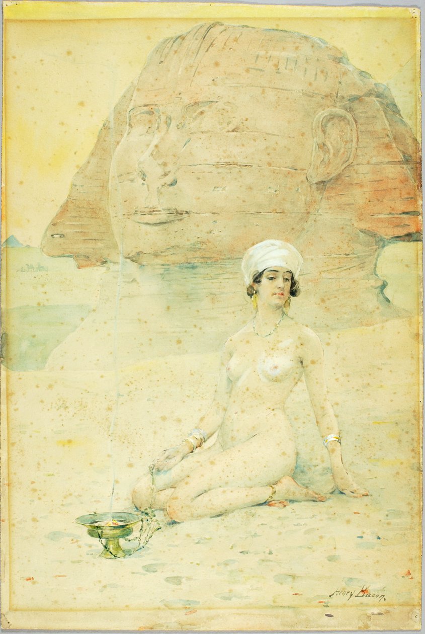 Spirit of the Sphinx, slutningen af det 19.-begyndelsen af det 20. århundrede. af Henry Bacon