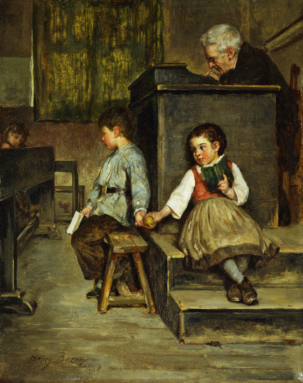 Klasseværelset, 1868 af Henry Bacon