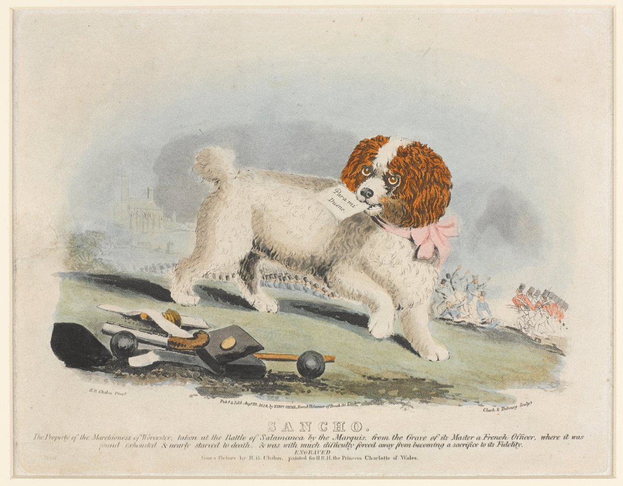 ?Sancho?, Slaget ved Salamanca, 1812 af Henry Bernard Chalon