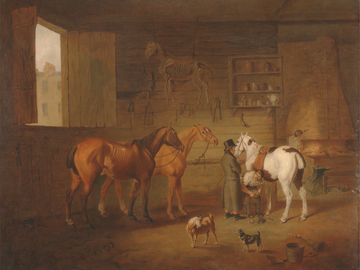 Smedeforretningen af Henry Bernard Chalon