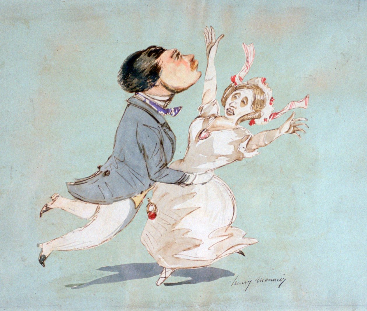 Et par, c1825-1877 af Henry Bonaventure Monnier