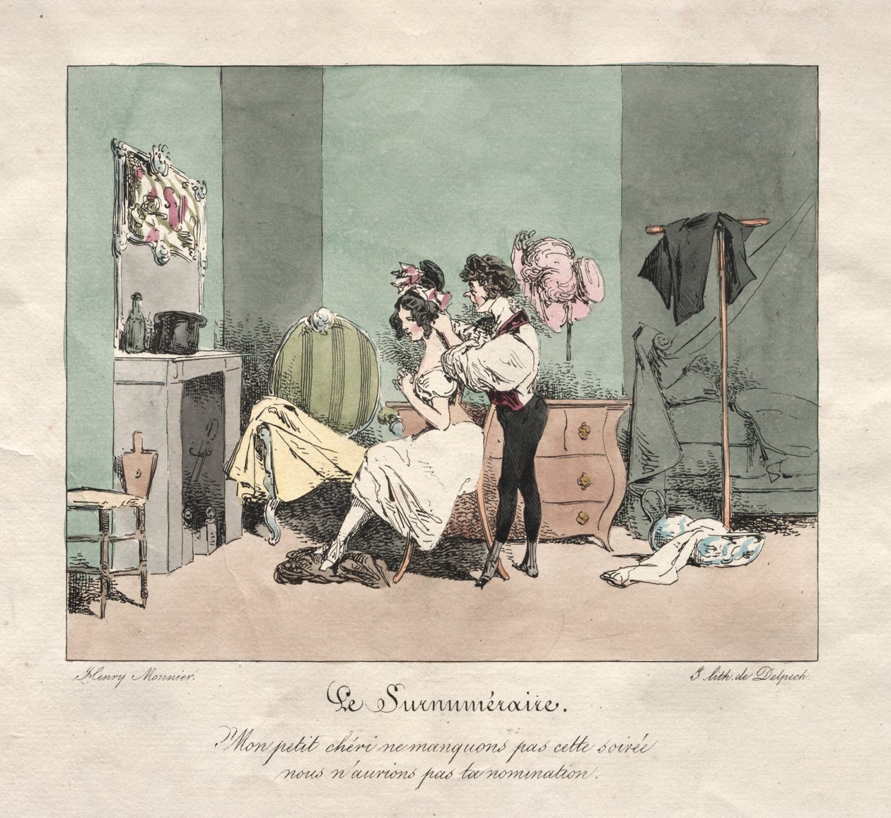 Administrativ told: Supernumerær af Henry Bonaventure Monnier