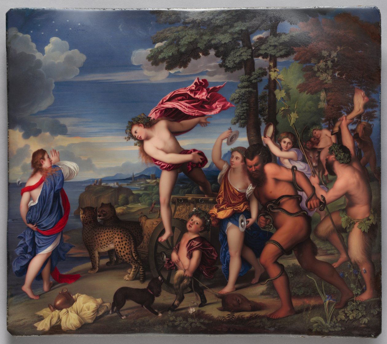 Bacchus og Ariadne af Henry Bone