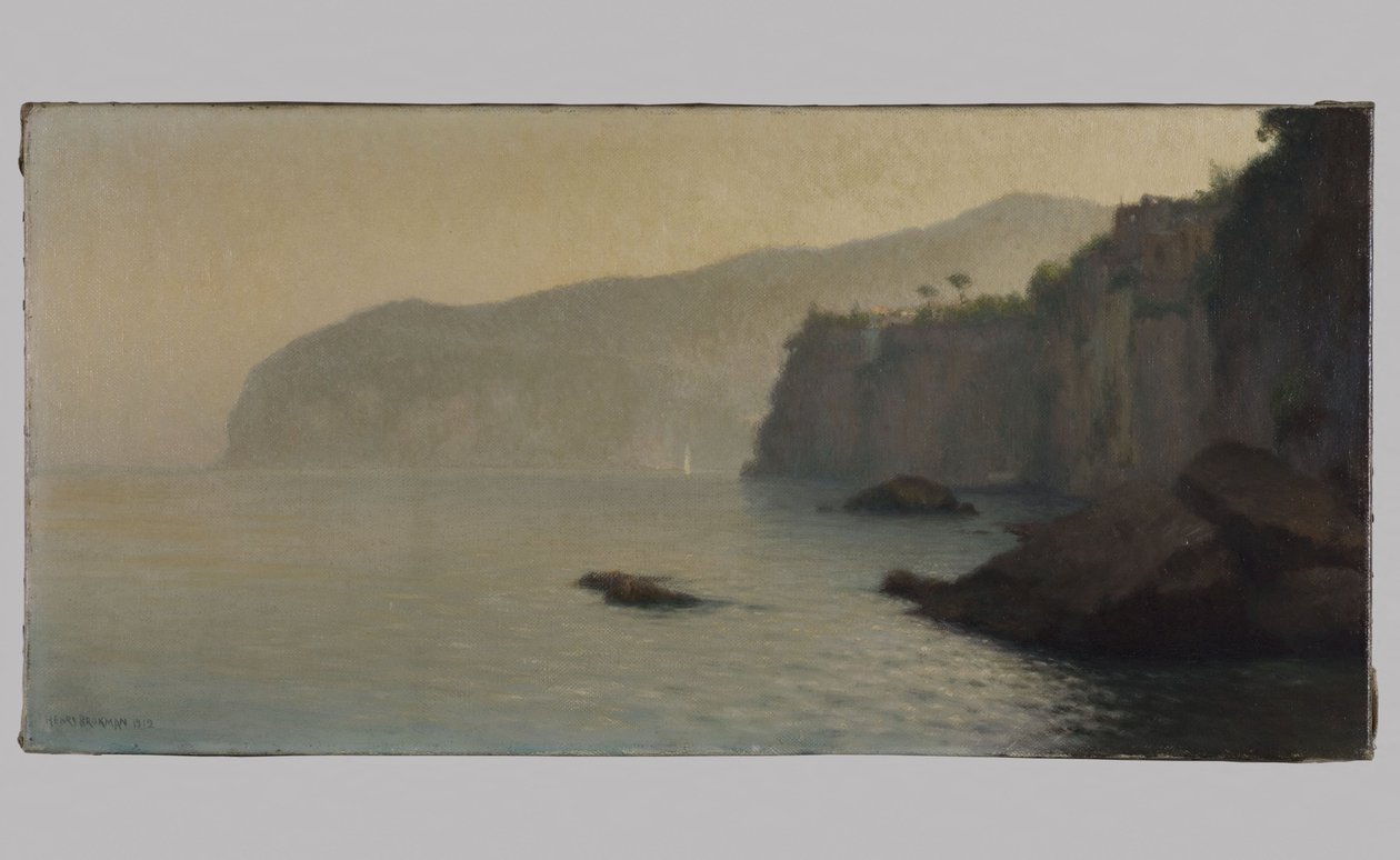 Lille Sorrentokyst (grå) af Henry Brokman Knudsen