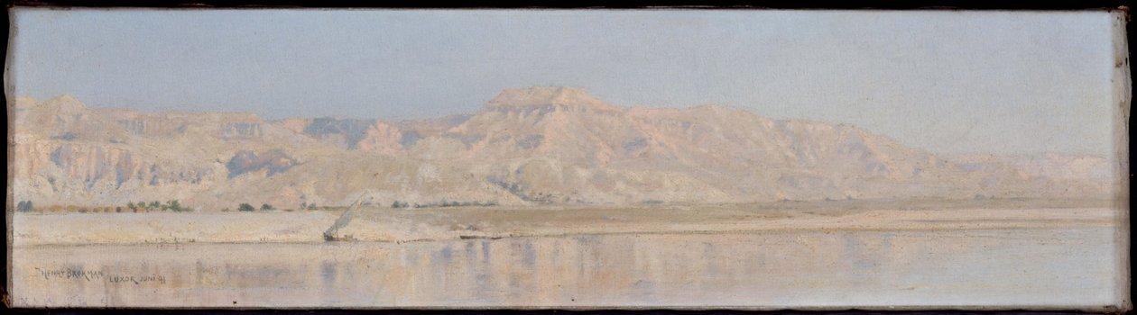 Nilen - Luxor (Thebens bjerge) af Henry Brokman Knudsen