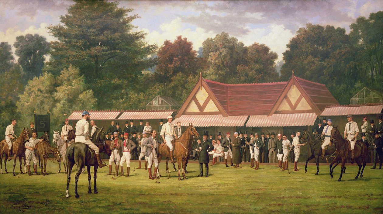 Polo i Hurlingham, 1890 af Henry Brooks