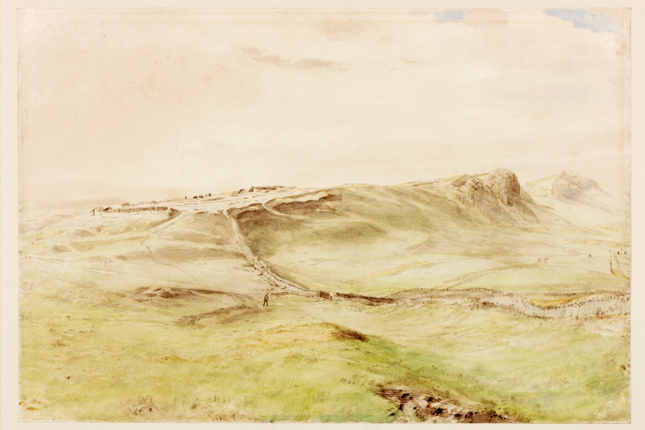 Borcovicus (blyant og akvarel på papir (klisteret på kort)) af Henry Burdon Richardson