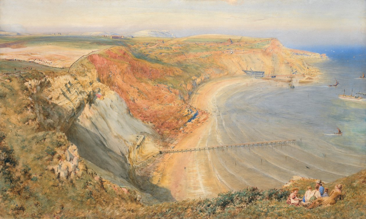 Port Mulgrave (wc på papir) af Henry Burdon Richardson