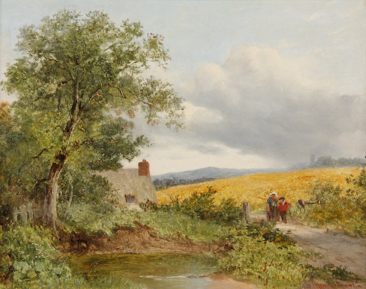 Nær Malvern, Worcestershire, 1873 af Henry Chaplin