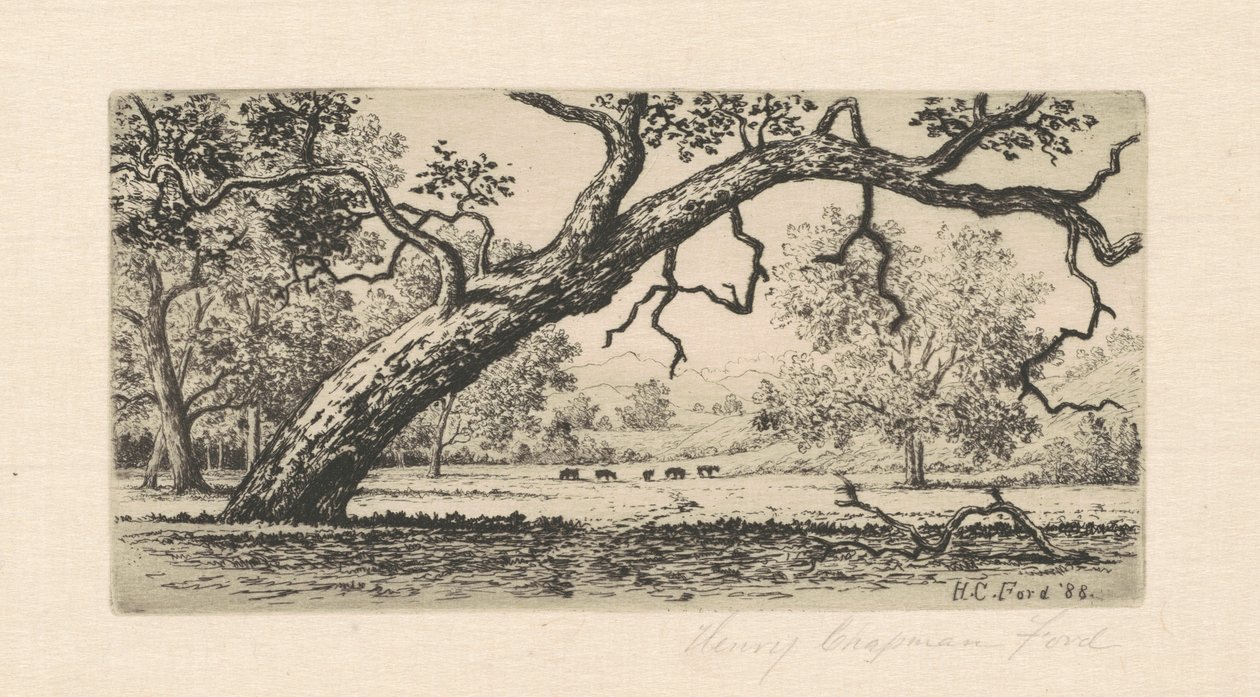 Californien Landskab af Henry Chapman Ford