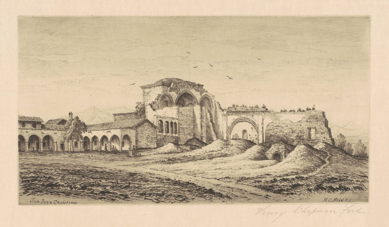 Mission St. John Capistrano af Henry Chapman Ford