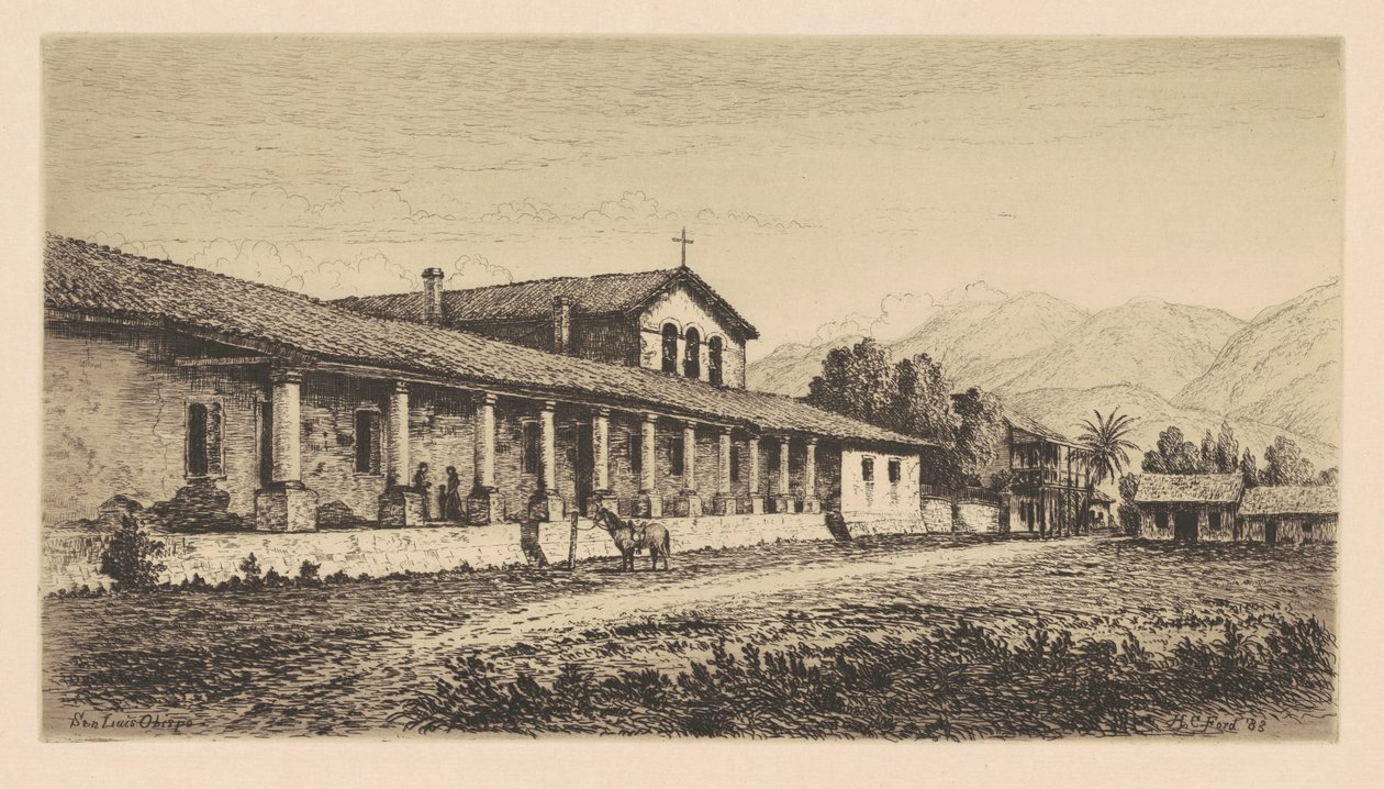 San Luis Obispo Mission af Henry Chapman Ford