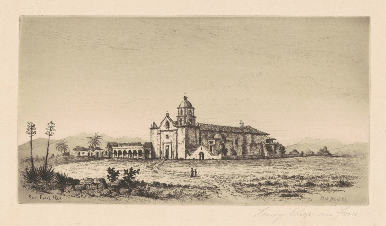 Mission San Luis Rey de Francia af Henry Chapman Ford