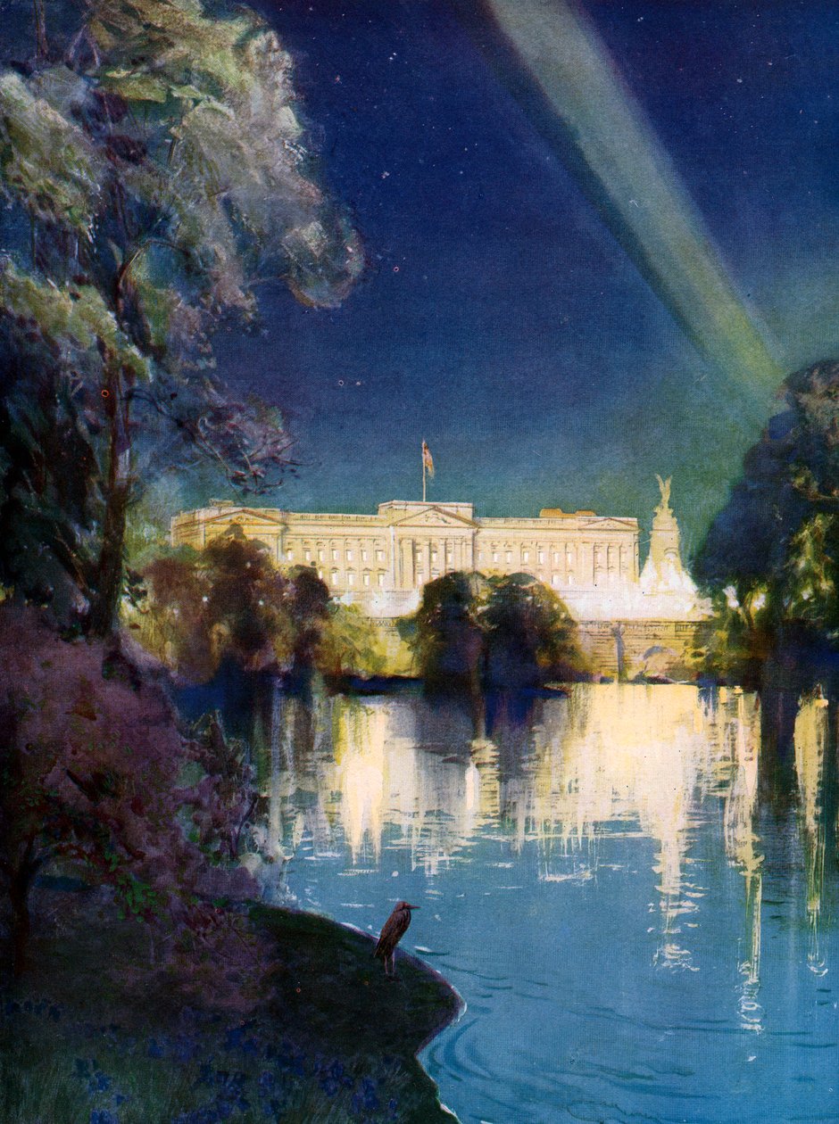 Buckingham Palace ved festlighederne for kroningen af kong George VI i 1937 af Henry Charles Brewer