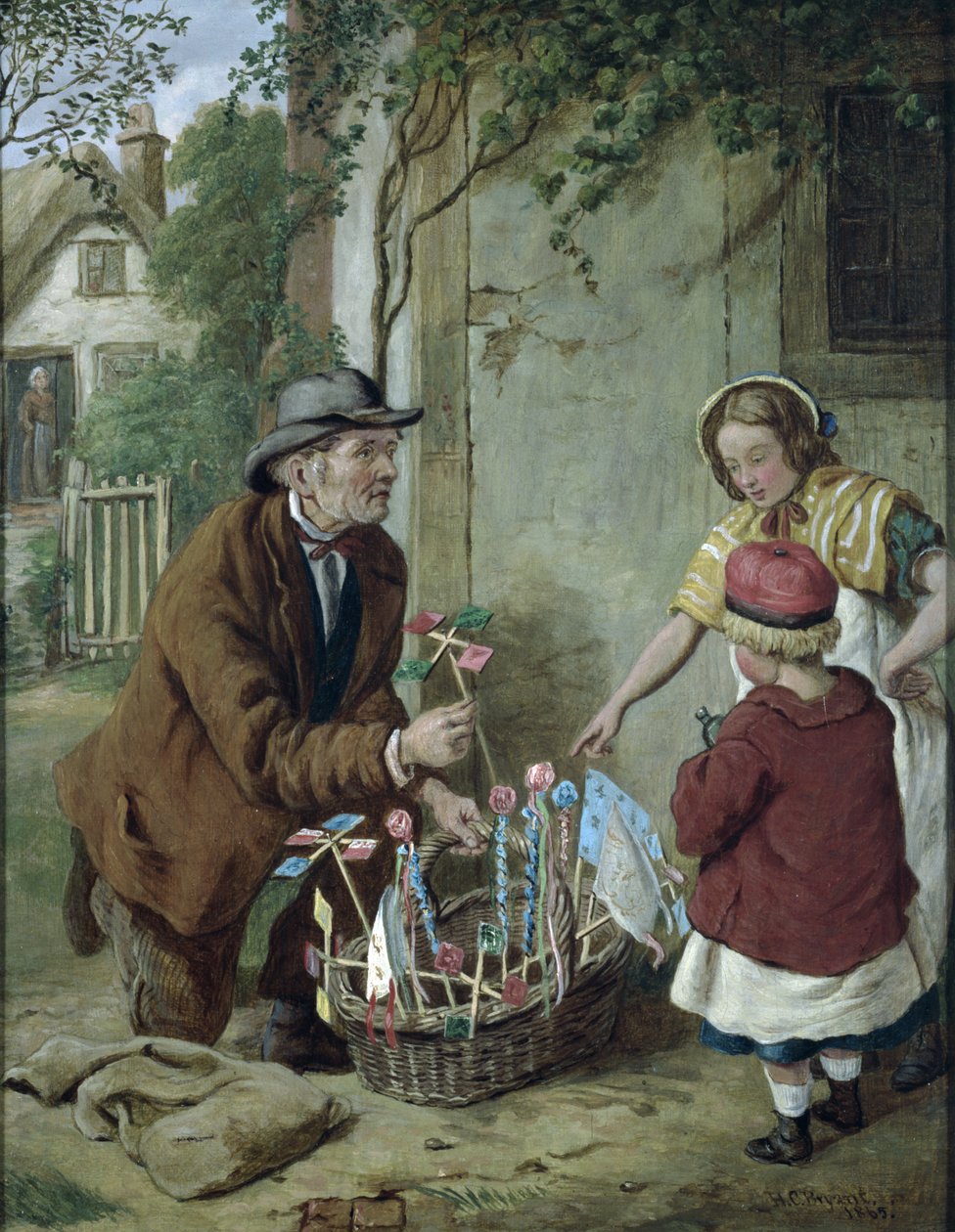 Det nye legetøj, 1865 af Henry Charles Bryant