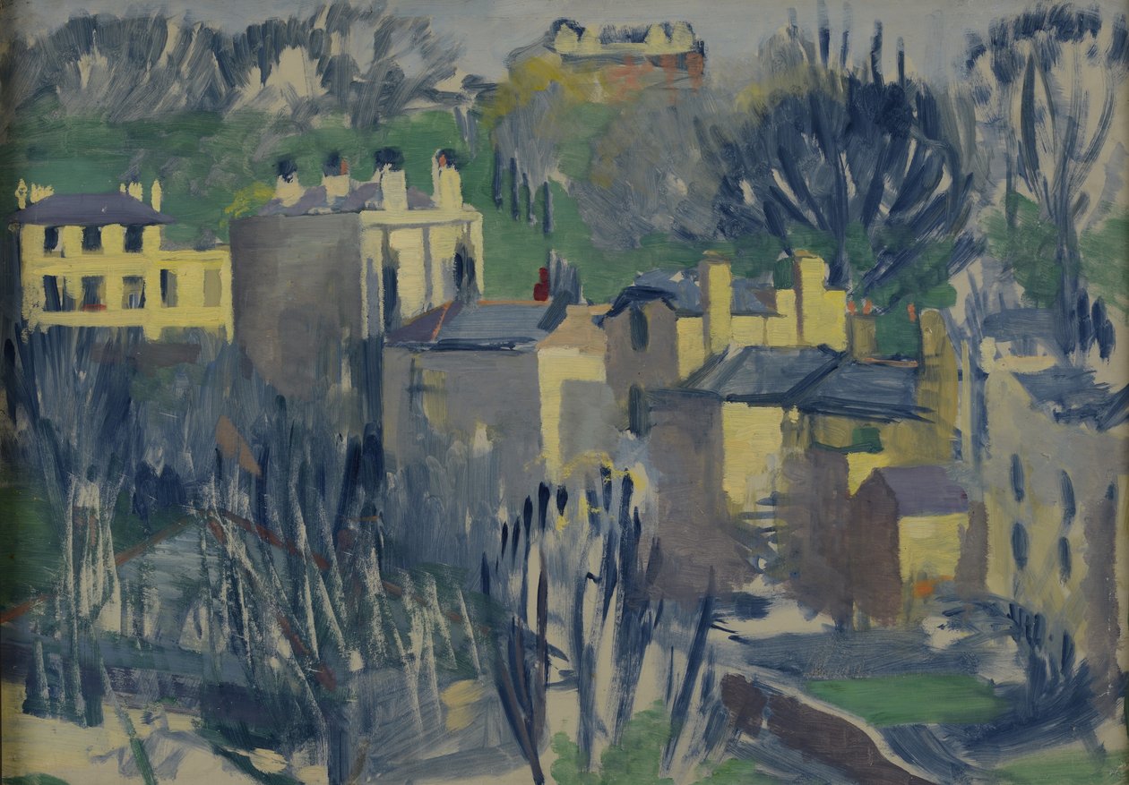 Spring Morning, Hampstead af Henry Clarence Whaite