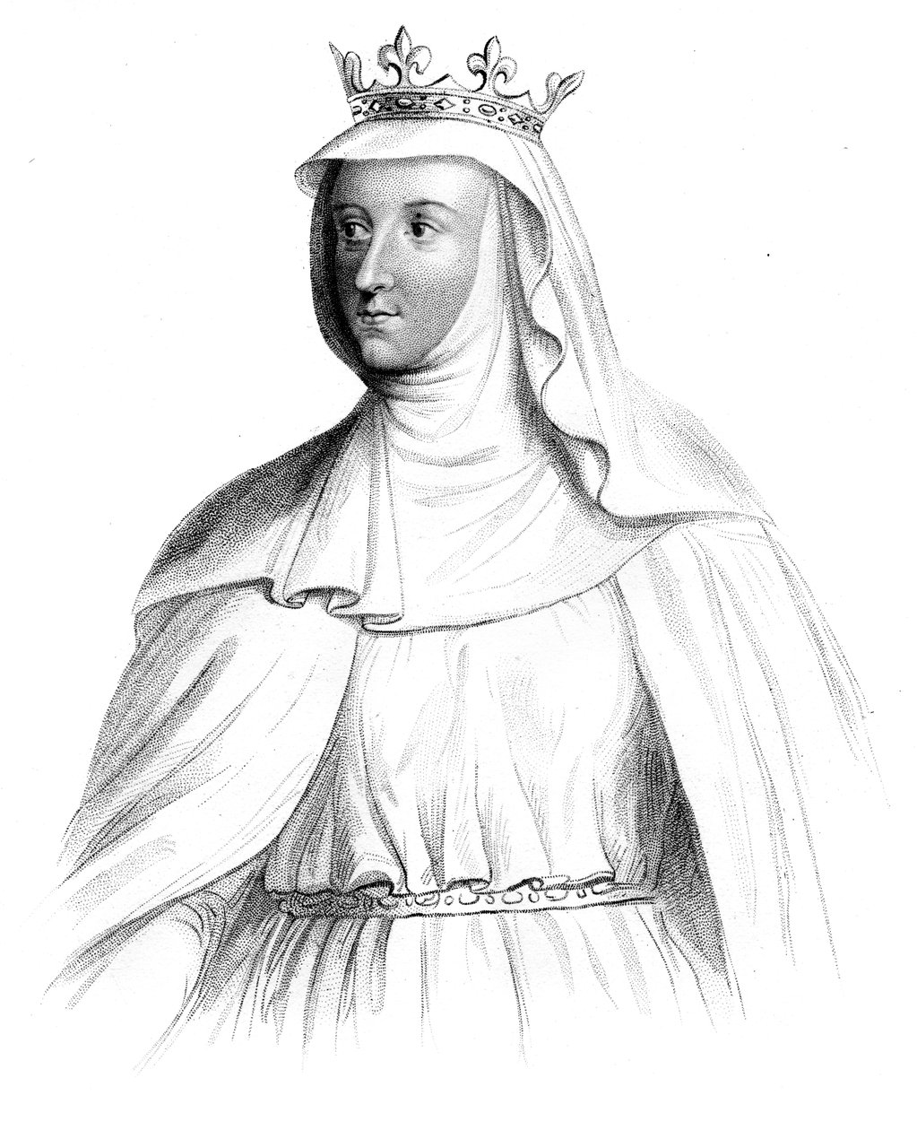 Marguerite af Frankrig, dronning af Edward I af England. af Henry Colburn