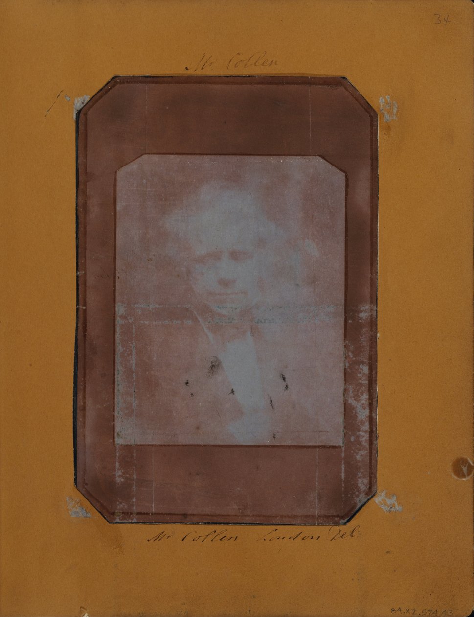 Brystlængdeportræt af en mand, muligvis Sir David Brewster af Henry Collen