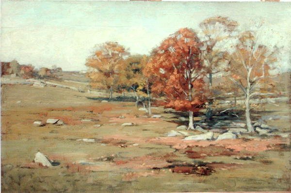 Efterårslandskab af Henry Cook White