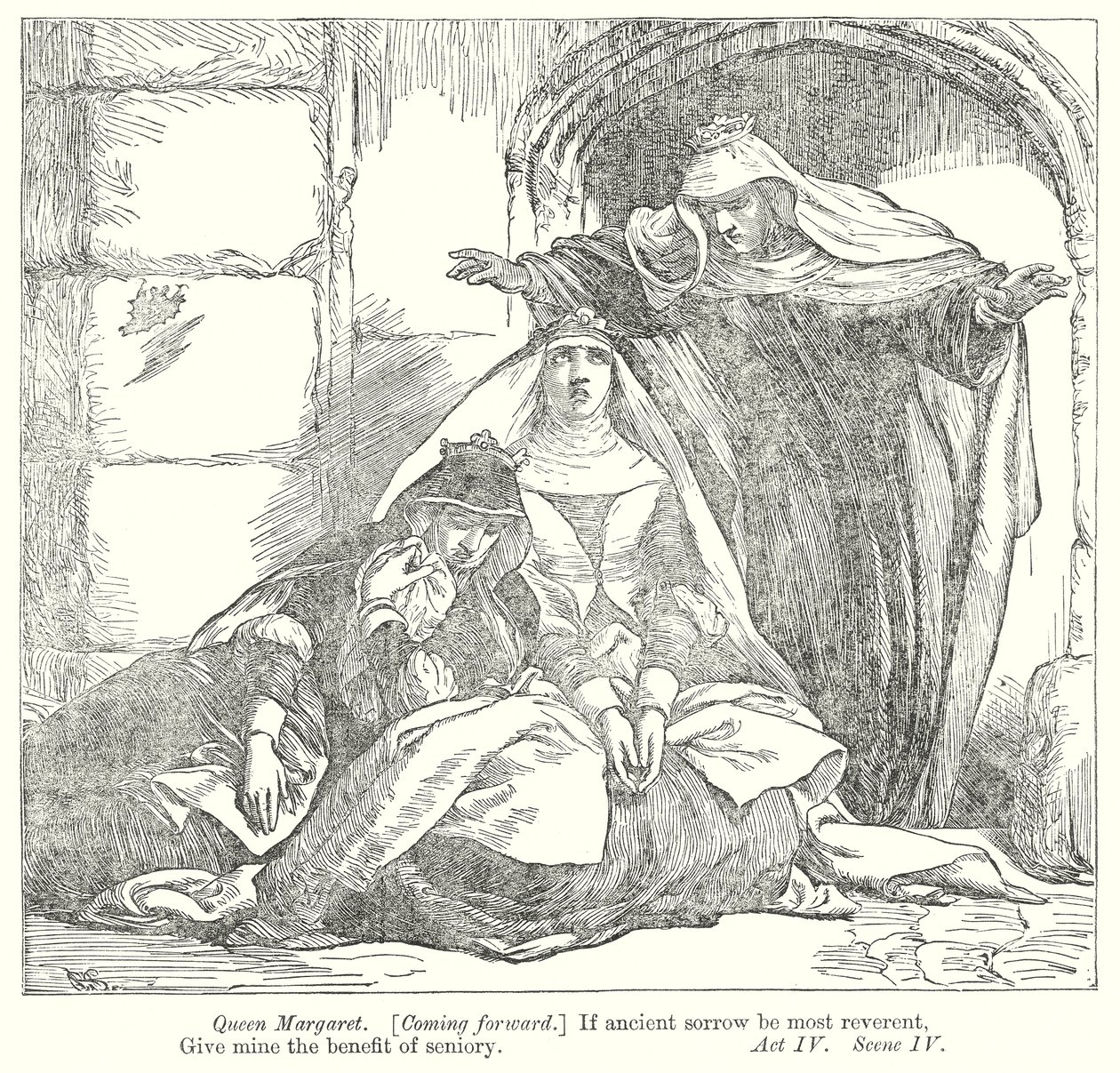 Kong Richard III (kobberstik) af Henry Courtney (after) Selous