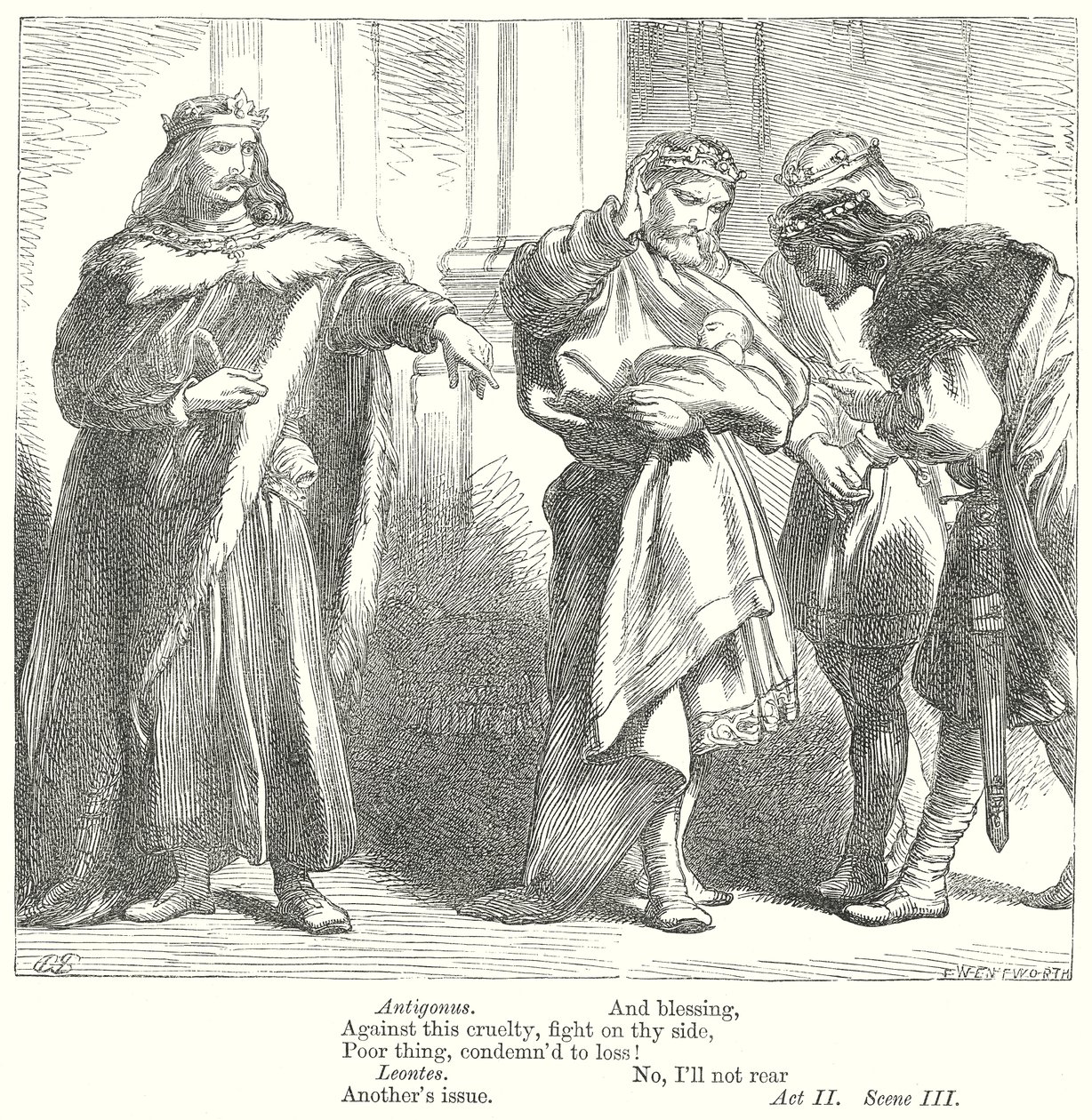 Vintereventyret (kobberstik) af Henry Courtney (after) Selous