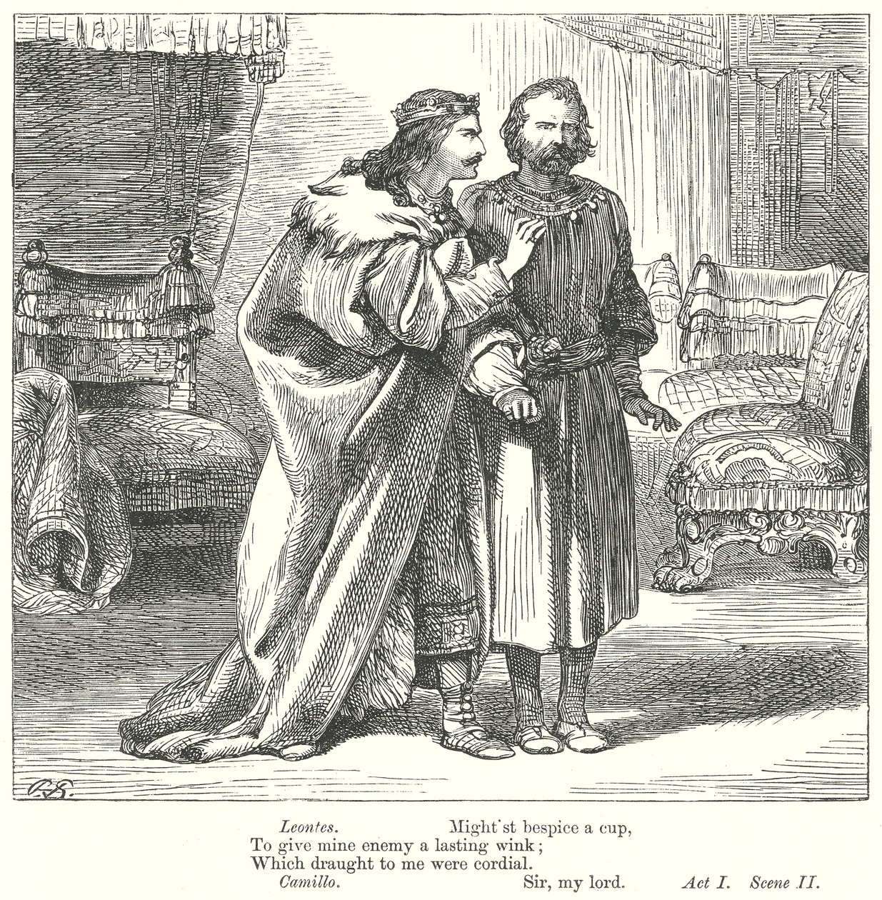 Vintereventyret (kobberstik) af Henry Courtney (after) Selous