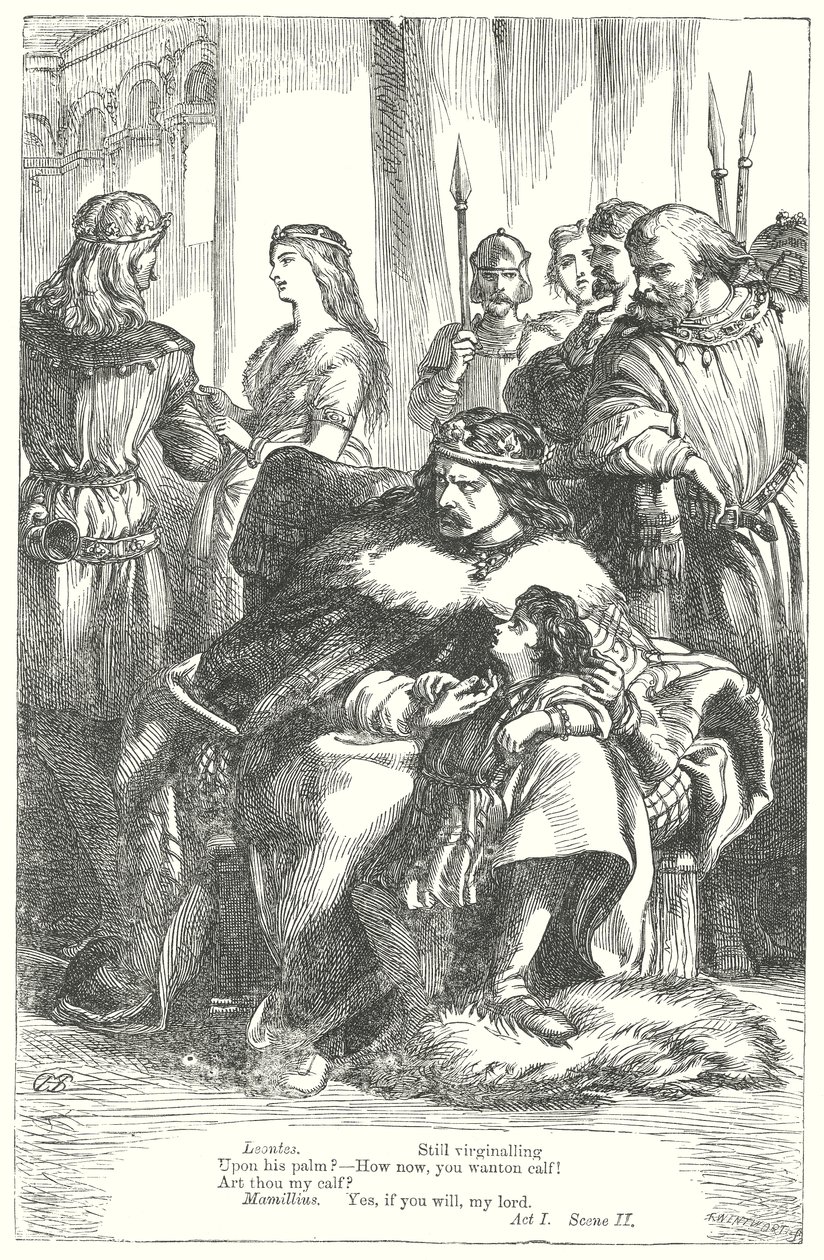Vintereventyret (kobberstik) af Henry Courtney (after) Selous