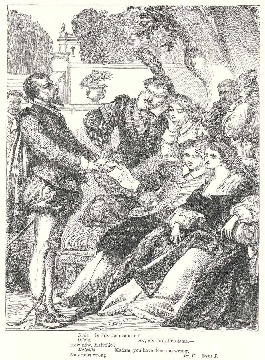 Helligtrekongersaften (kobberstik) af Henry Courtney (after) Selous