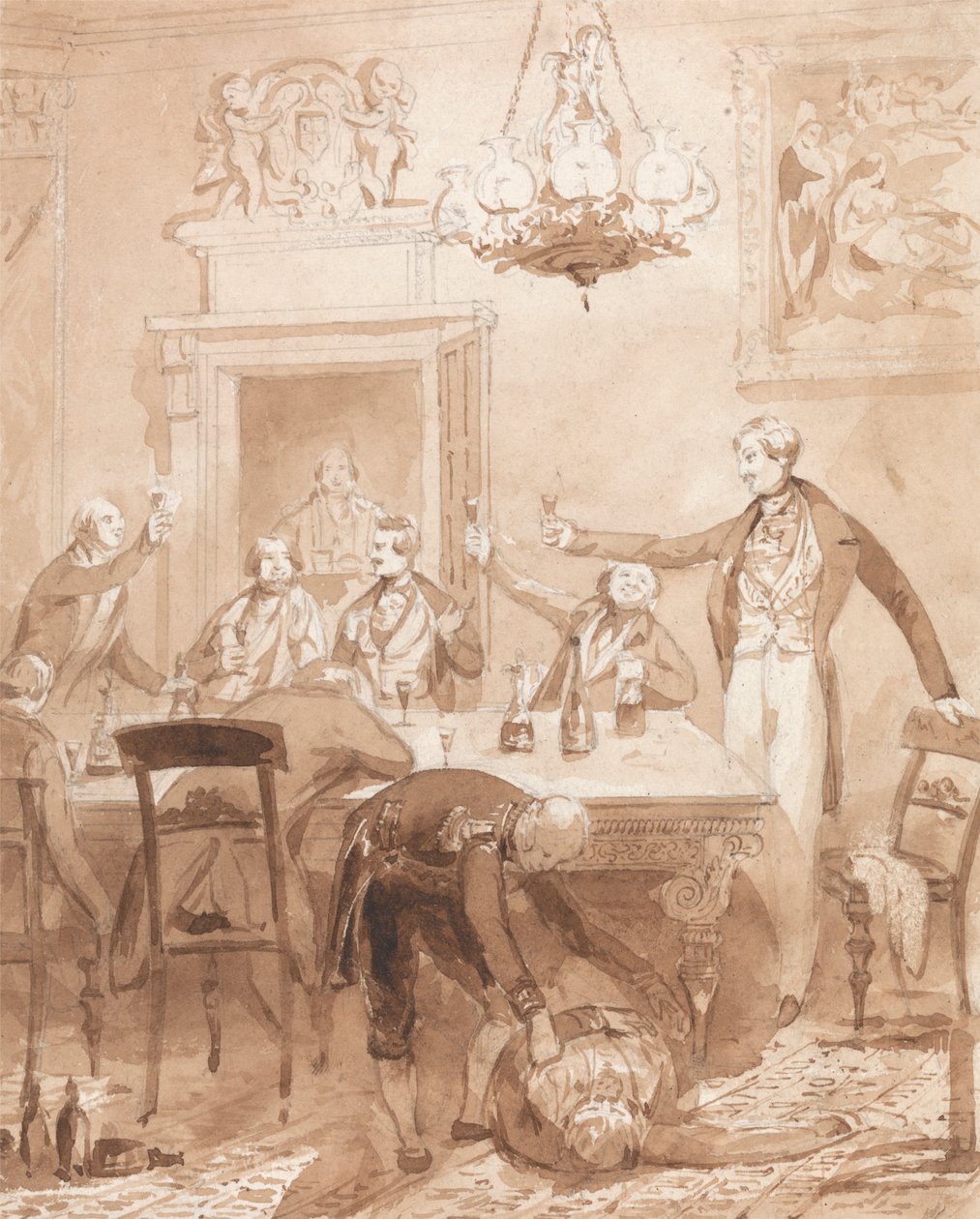The Life of a Nobleman: Scene the Second - The First Party af Henry Dawe