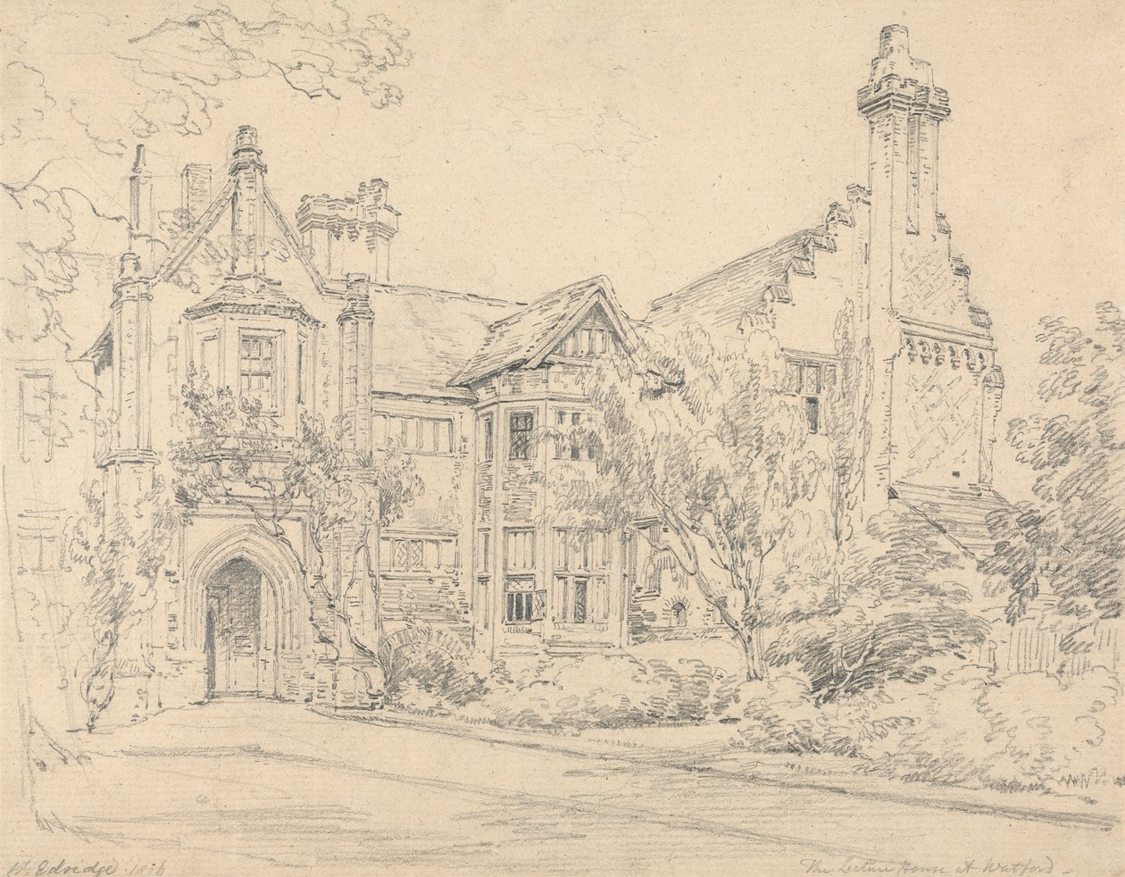 Lecture House, Watford af Henry Edridge