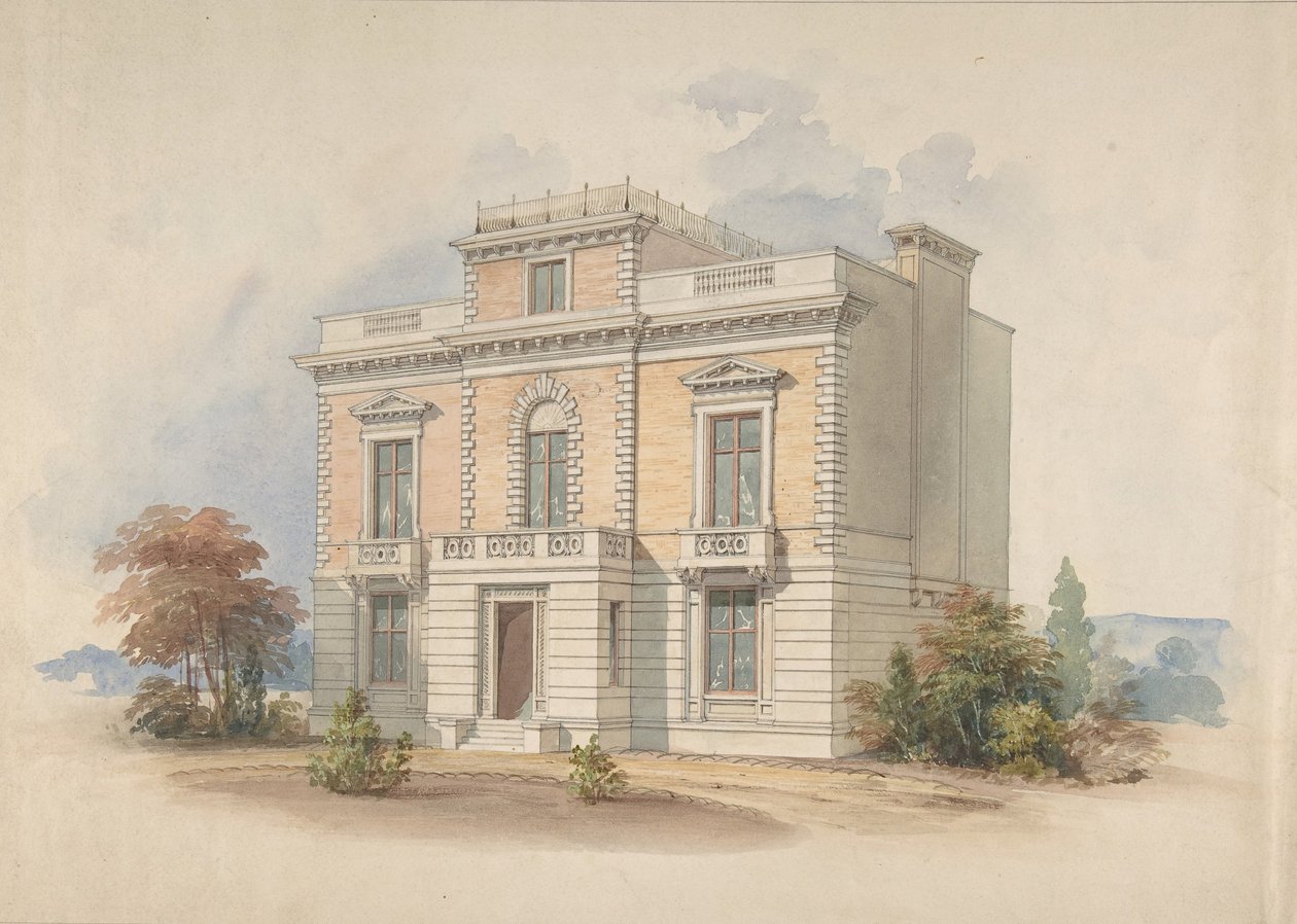 En italiensk villa, 1820-85. af Henry Edward Kendall