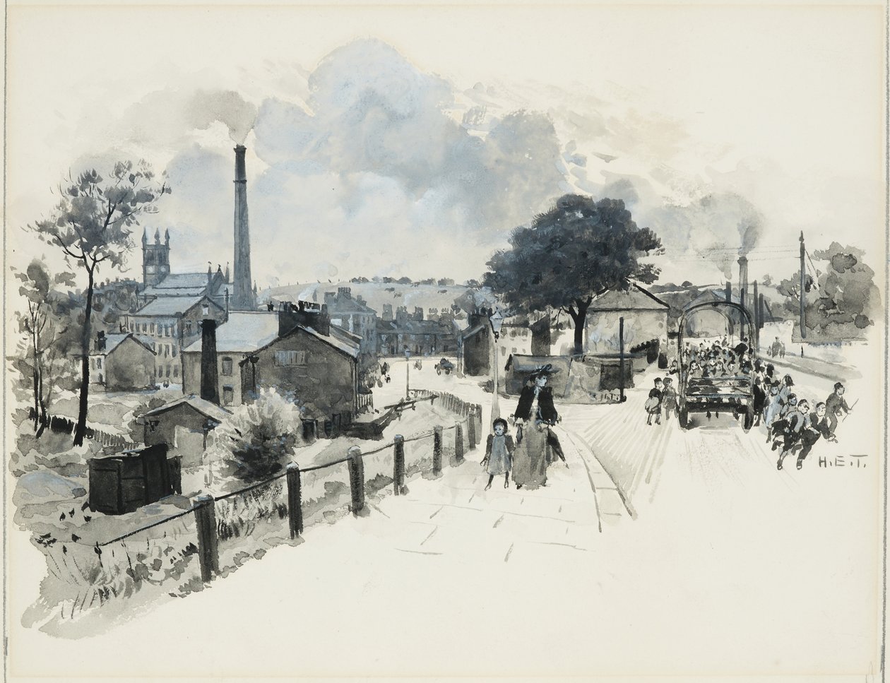 Blackley, en ujævn skoletur til Boggart Hole Clough af Henry Edward Tidmarsh