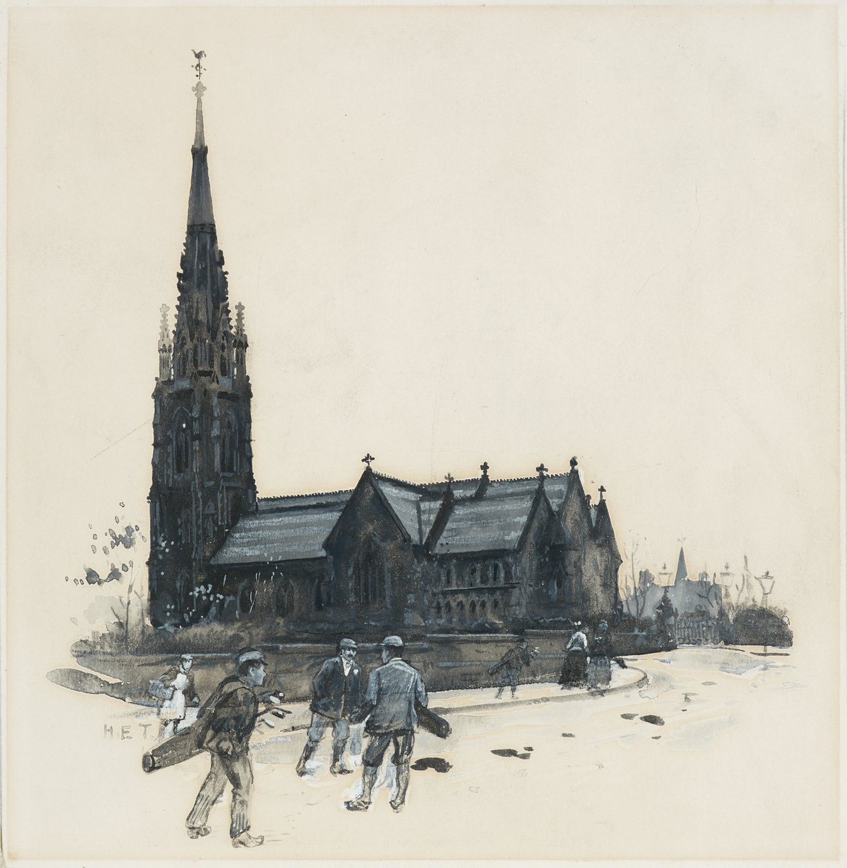 Broughton Parkin seurakunnan kappeli af Henry Edward Tidmarsh