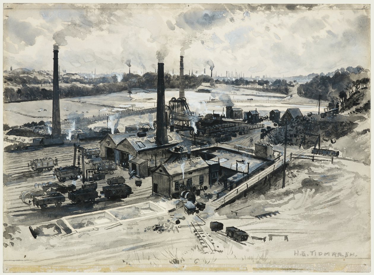 Clifton Hall Colliery af Henry Edward Tidmarsh