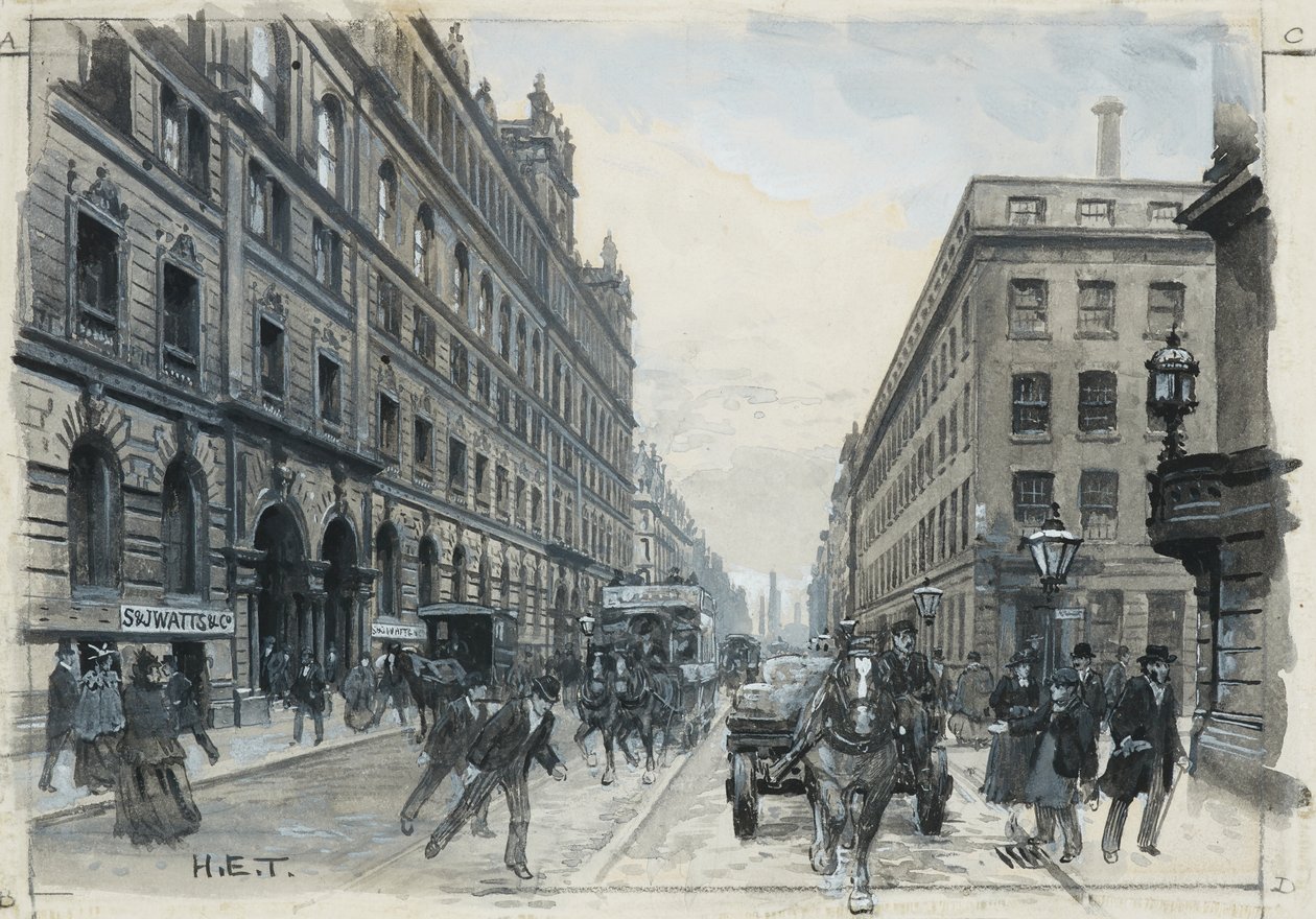 Portland Street Warehouses af Henry Edward Tidmarsh