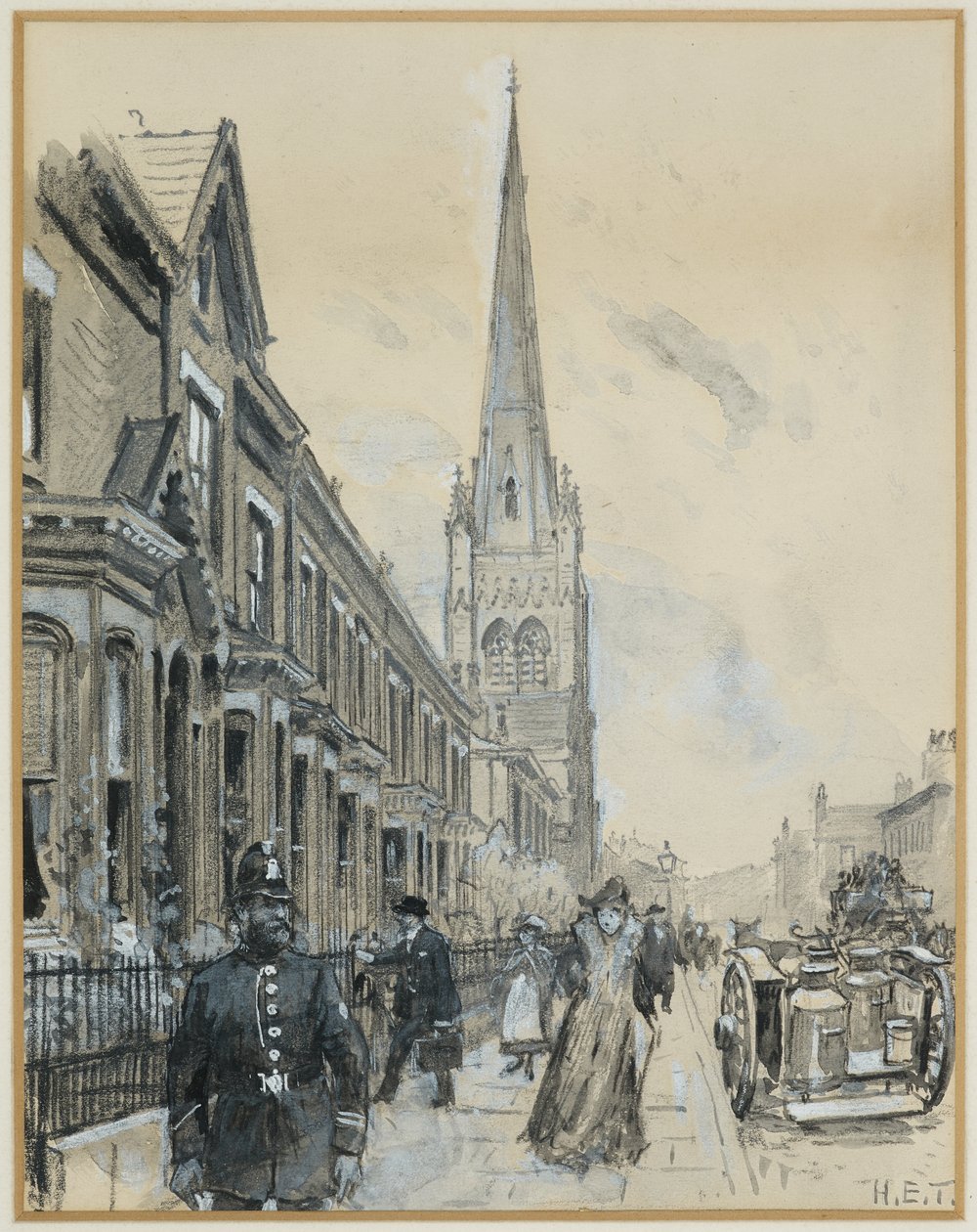 Presbyterian Church, Brunswick Street af Henry Edward Tidmarsh