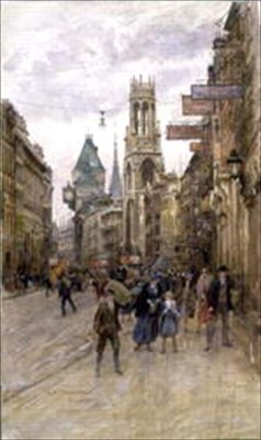 St. Dunstans i vest, 1922 af Henry Edward Tidmarsh