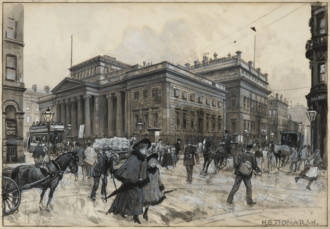 Kunstgalleriet, Mosley Street og Atheneum af Henry Edward Tidmarsh