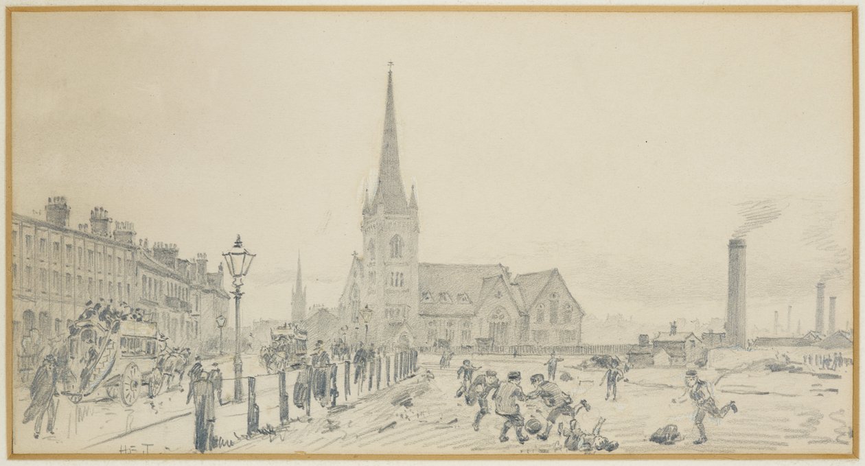 Victoria Wesleyan Chapel, Cheetham Hill Road af Henry Edward Tidmarsh