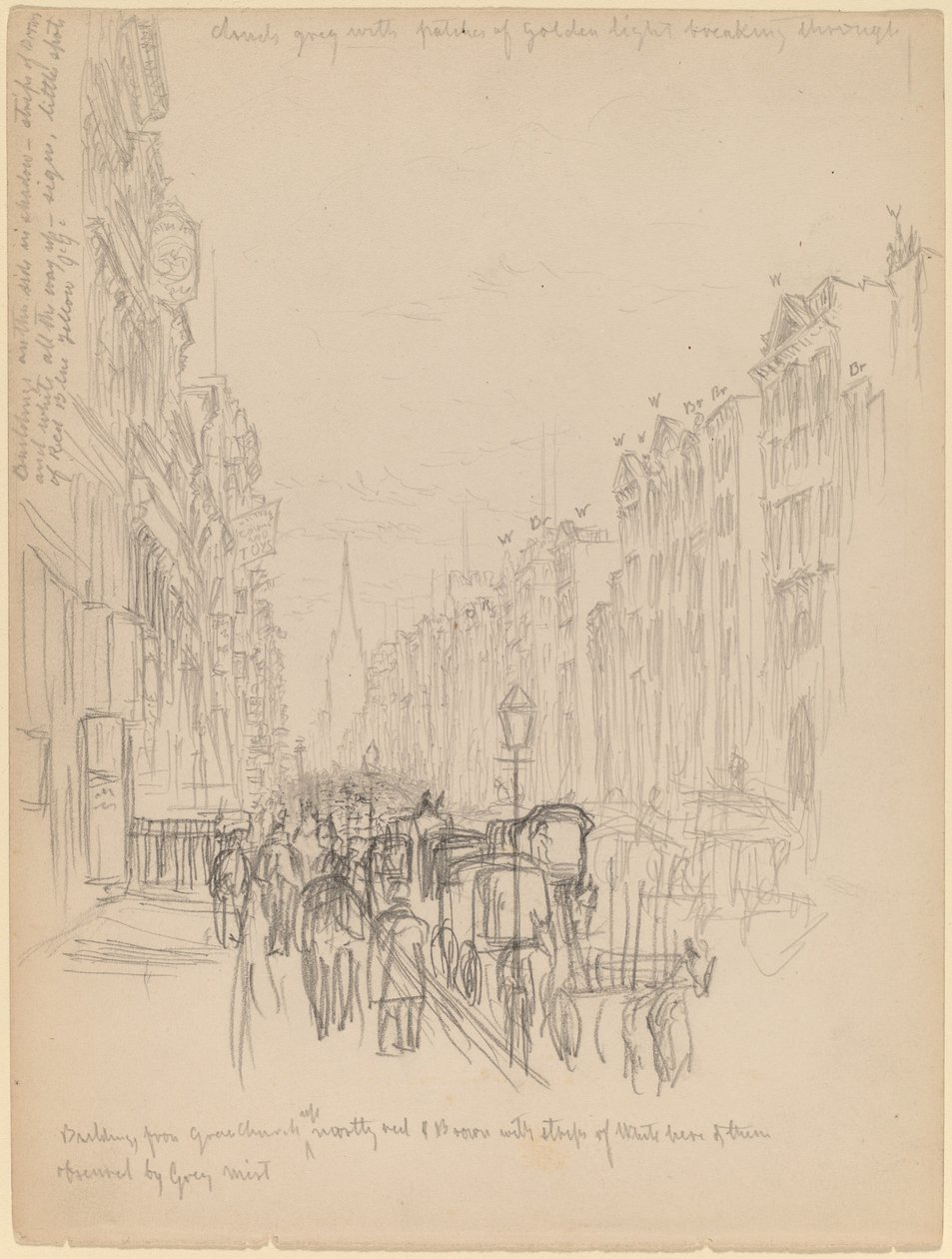 Fifth Avenue Building fra Grace Church af Henry Farrer