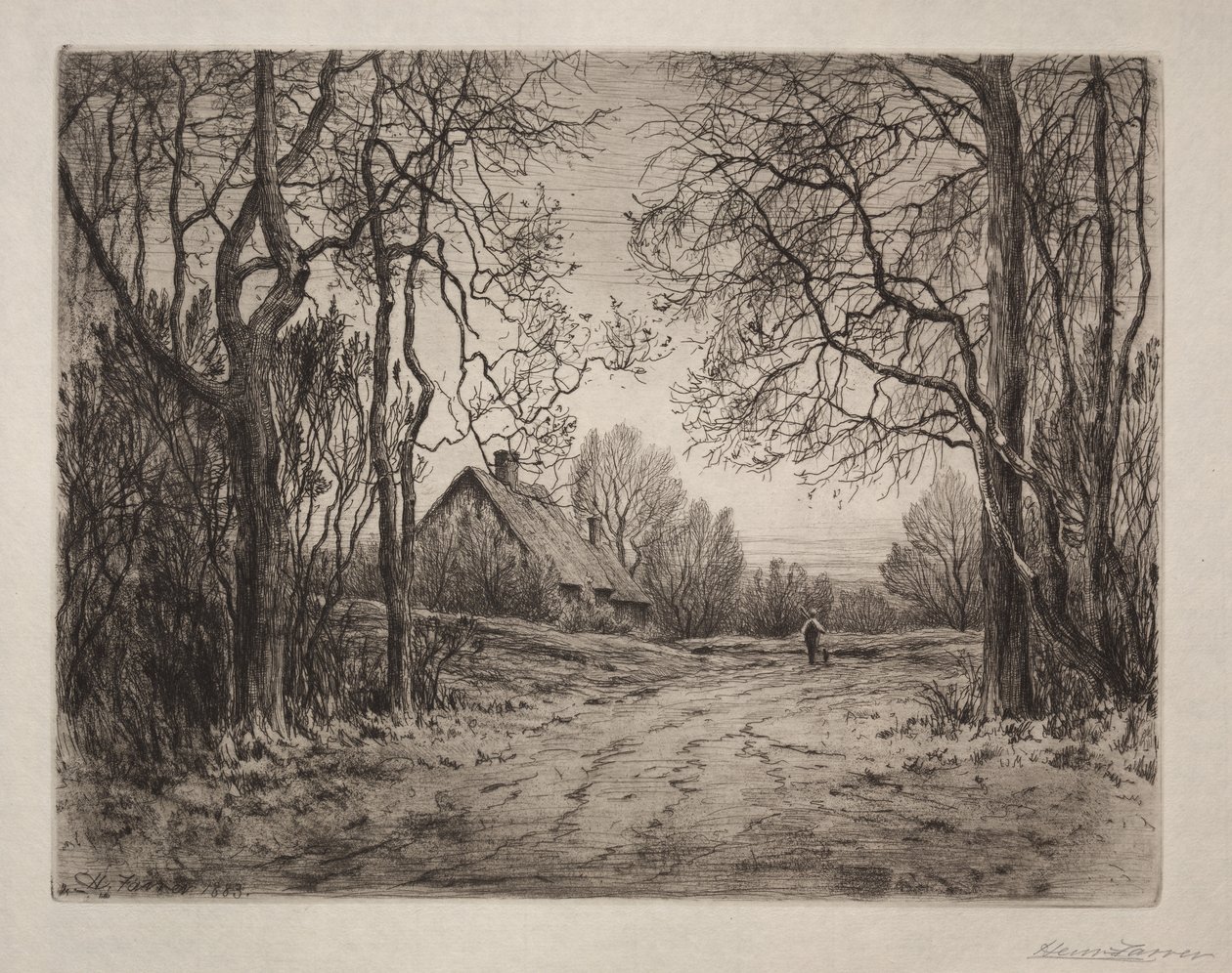 Vinteraften, 1883. af Henry Farrer