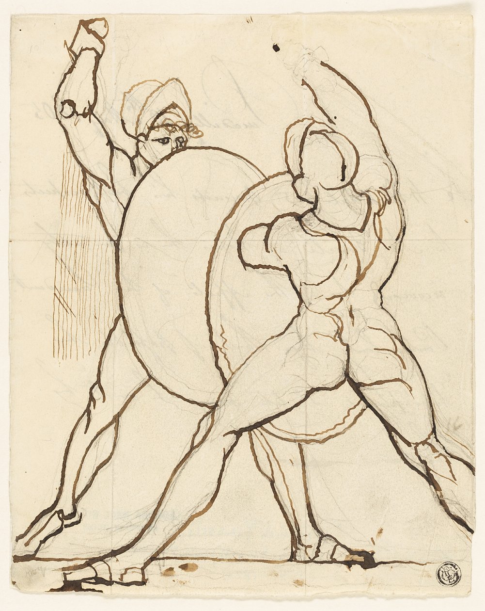 Kamp mellem to grækere af Johann Heinrich Füssli