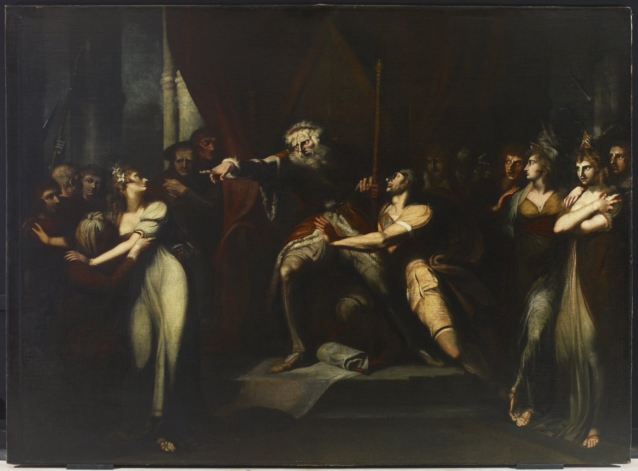 Lear forviser Cordelia, ca. 1784-90 af Johann Heinrich Füssli