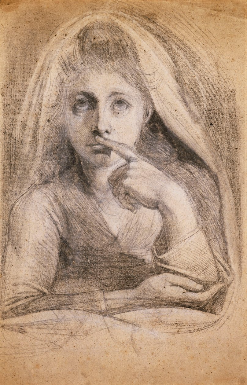 Martha Hess som stilhed af Johann Heinrich Füssli