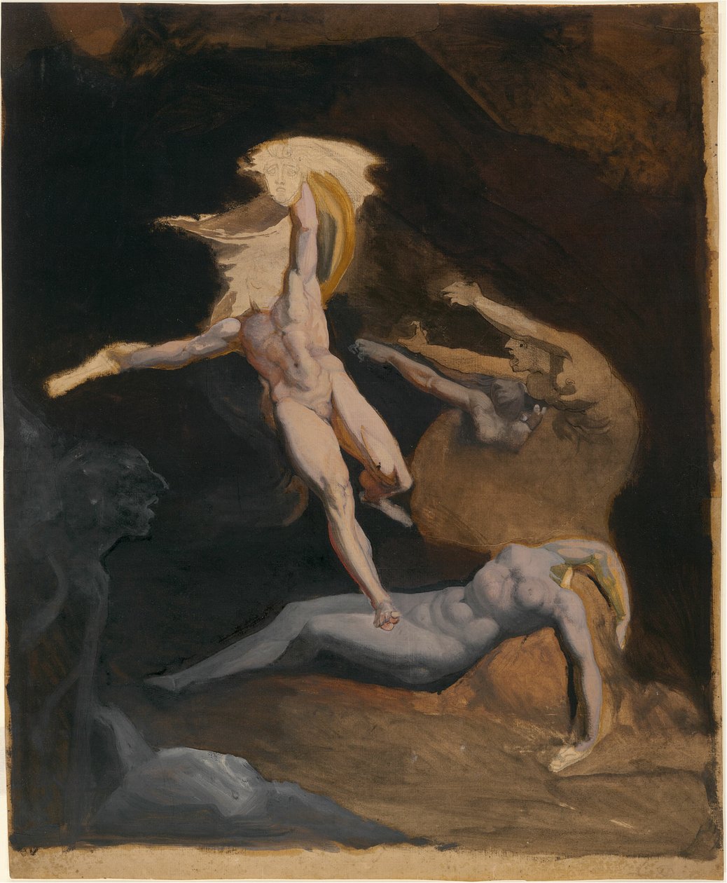 Perseus Startende fra Gorgonernes Hule af Johann Heinrich Füssli