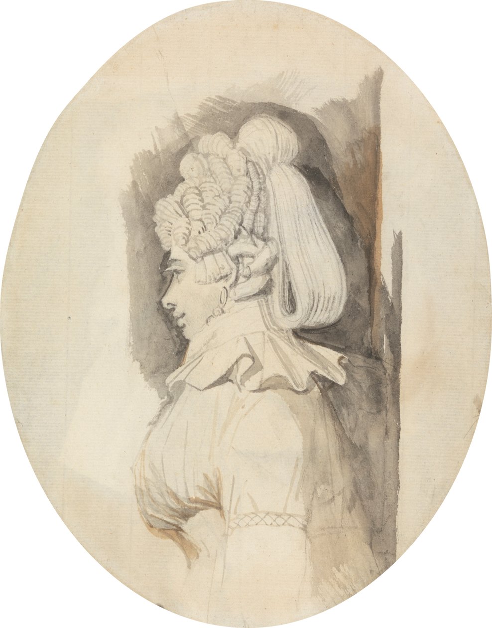 Studie af en Dame af Johann Heinrich Füssli