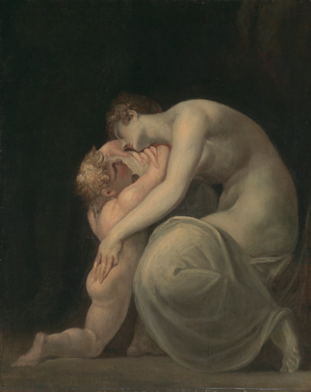 Tekemessa og Eurysakes af Johann Heinrich Füssli