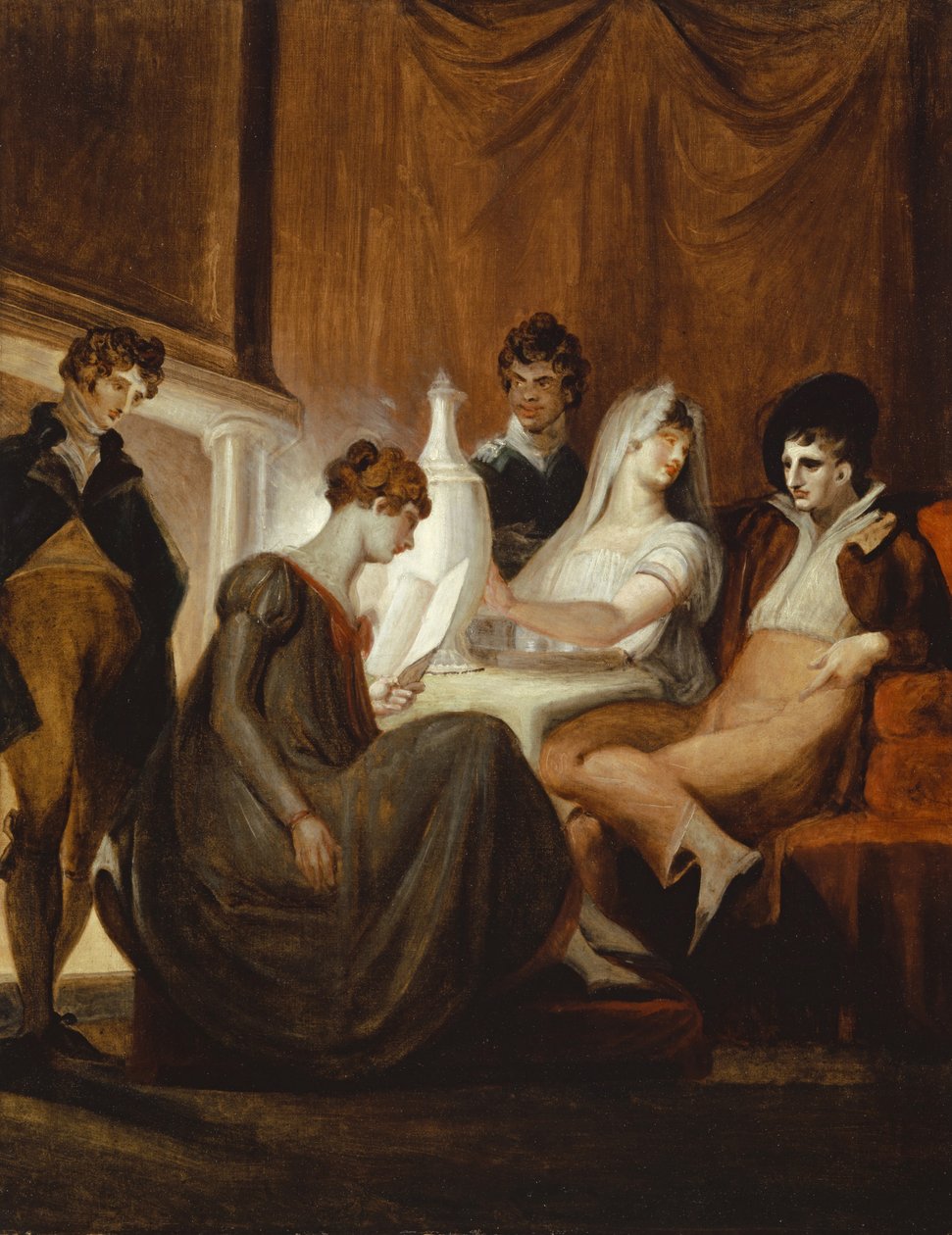 Avisen på landet, 1806-7 af Johann Heinrich Füssli